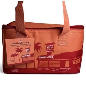 Trader Joe’s mini insulated tote- PEACH